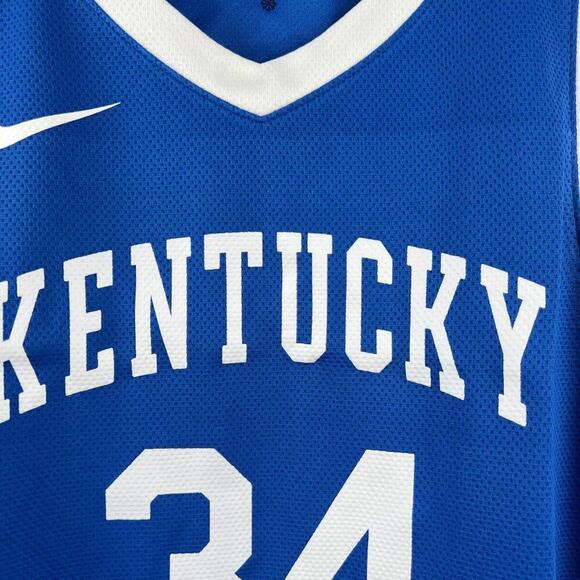 Nike Kentucky Wildcats #34 Easley Jersey XL 2024 NCAA Basketball Blue Dri-Fit - Picture 8 of 8